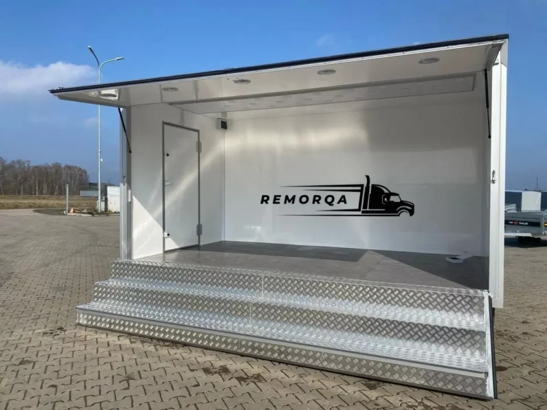 
								Remorque magasin TOP-TRAILER Exhibition trailer Messeanhänger MOBILE full									