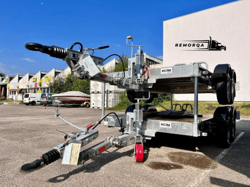 Remorque porte-engin Ecim E350AF full