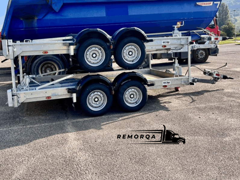 Remorque porte-engin Ecim E350AF full