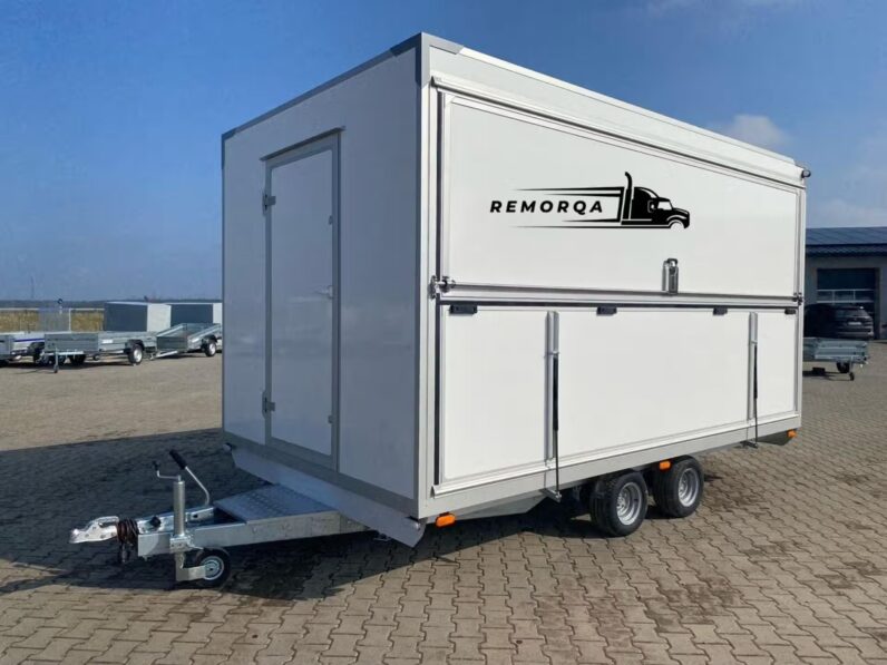 
								Remorque magasin TOP-TRAILER Exhibition trailer Messeanhänger MOBILE full									